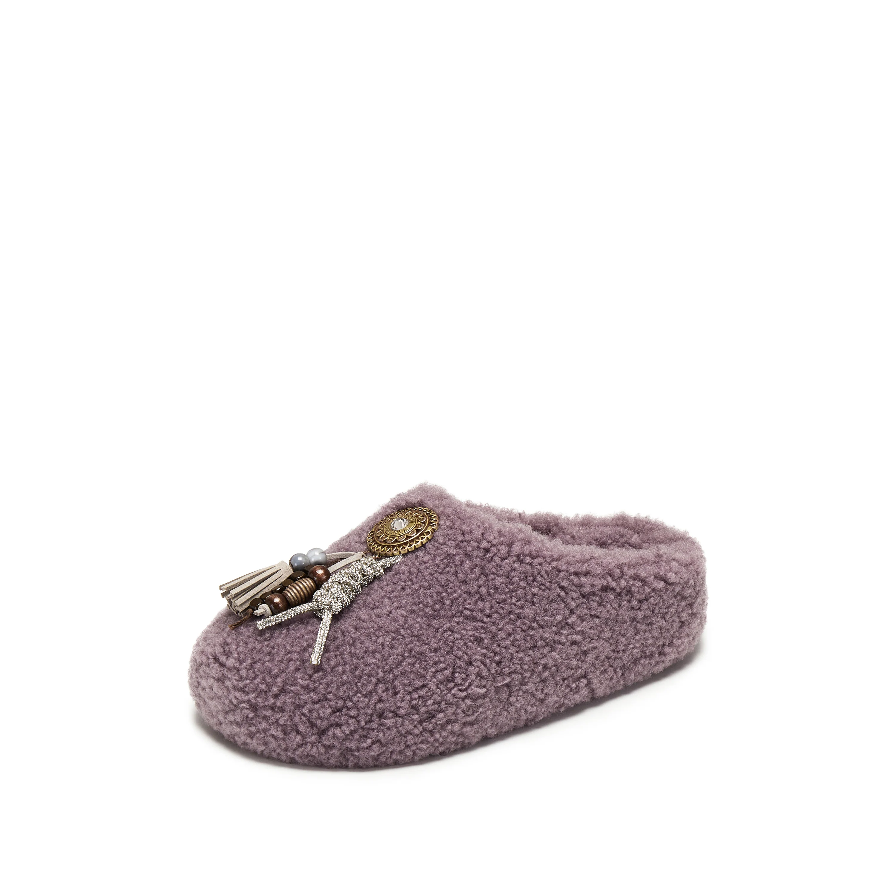 Snow Boots - Platform Fur-Lined Mule L6796 - Image 14