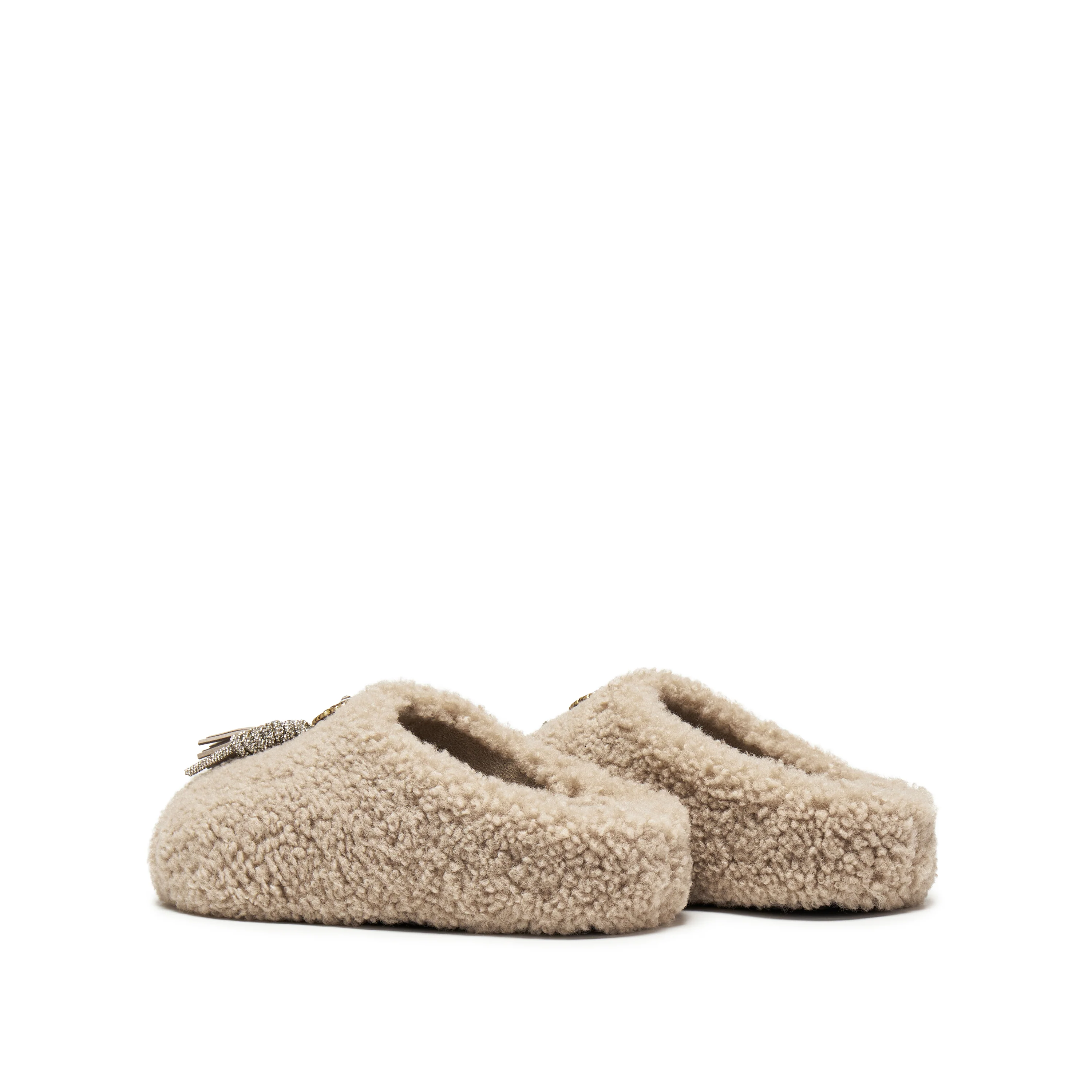 Snow Boots - Platform Fur-Lined Mule L6796 - Image 9
