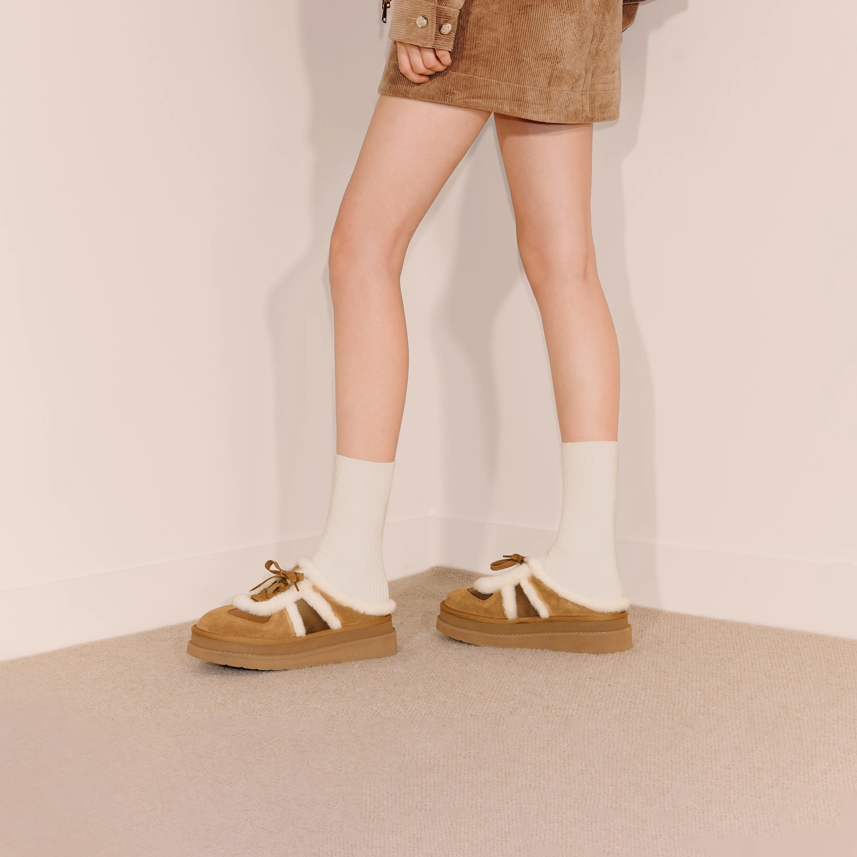 Snow Boots - Platform Fur-Lined Slip-On EIY10 - Image 5