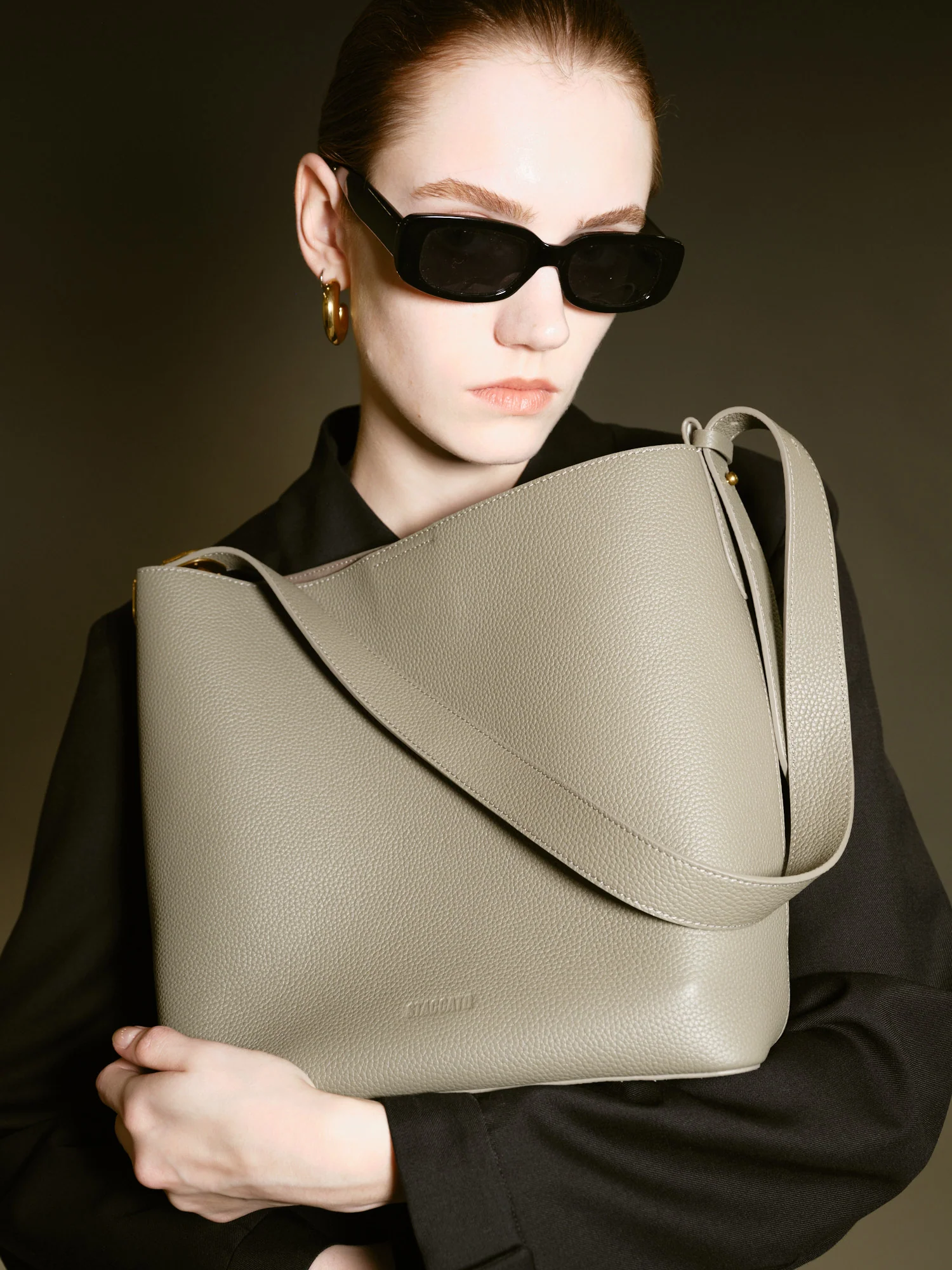 Bucket Bag - Chic Large Capacity Bucket Bag X3182 - Image 4