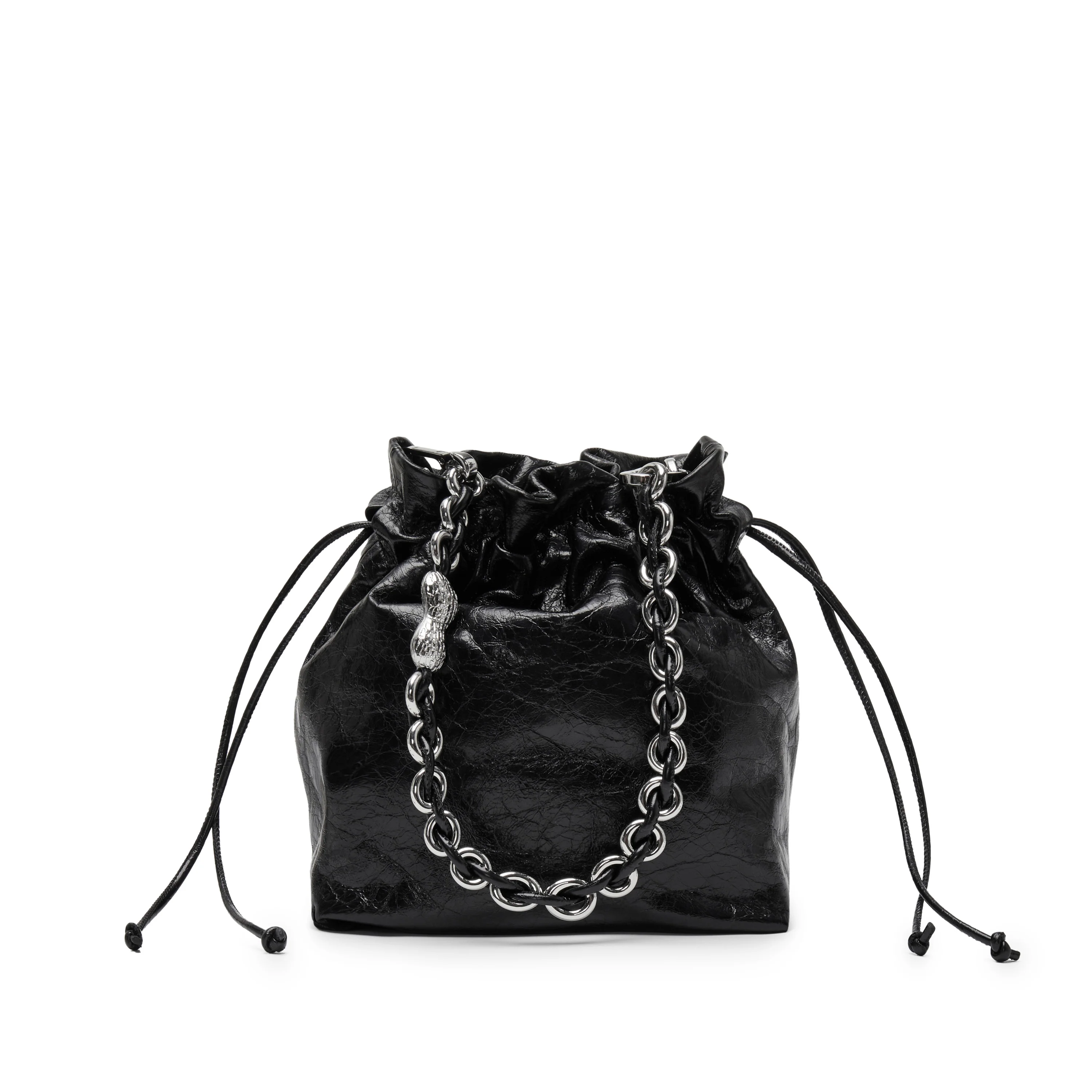 Bucket Bag - Drawstring Shoulder Crossbody Bucket Bag X8161 - Image 6