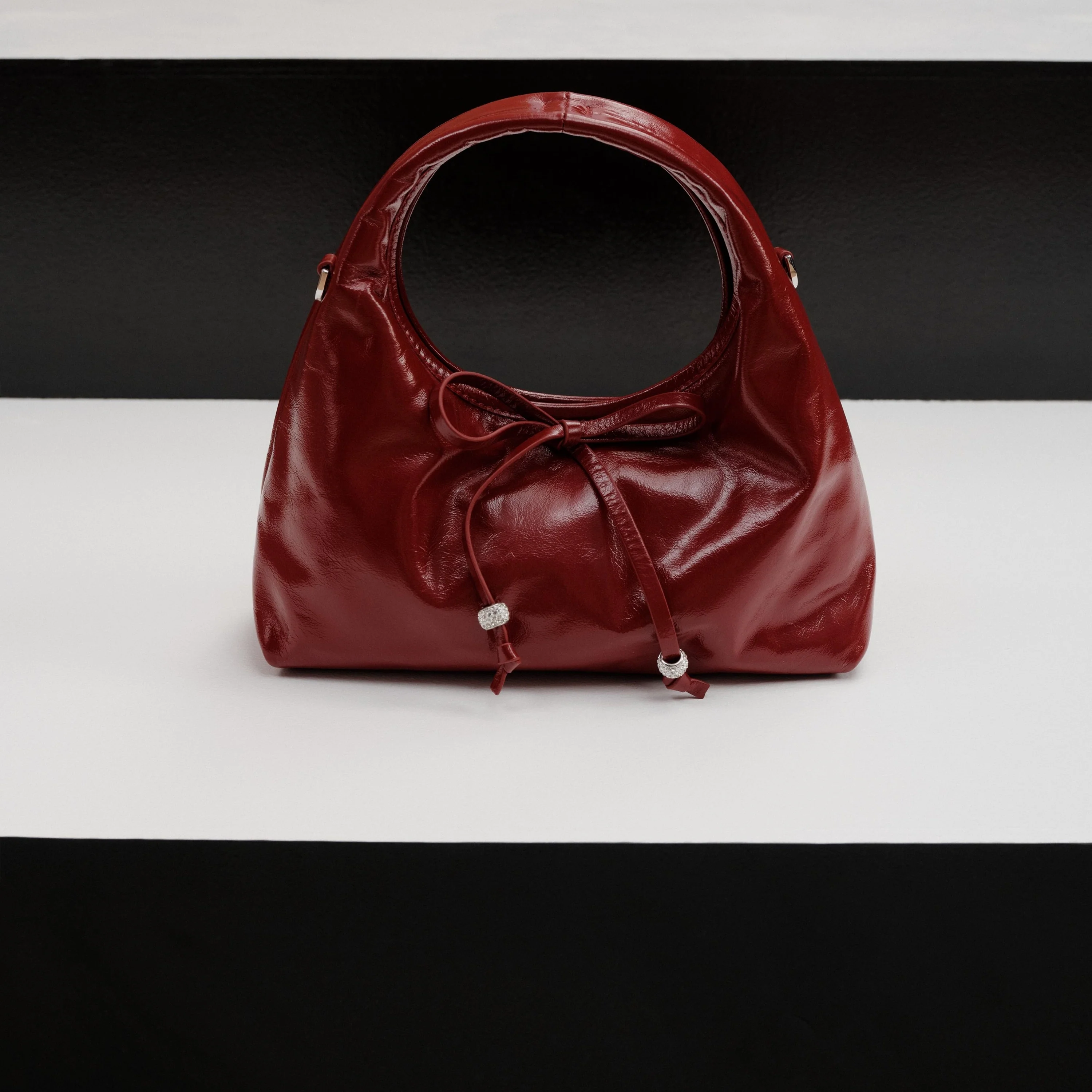 Handbag - Crescent Moon Shape Shoulder Bag X8257 - Image 11
