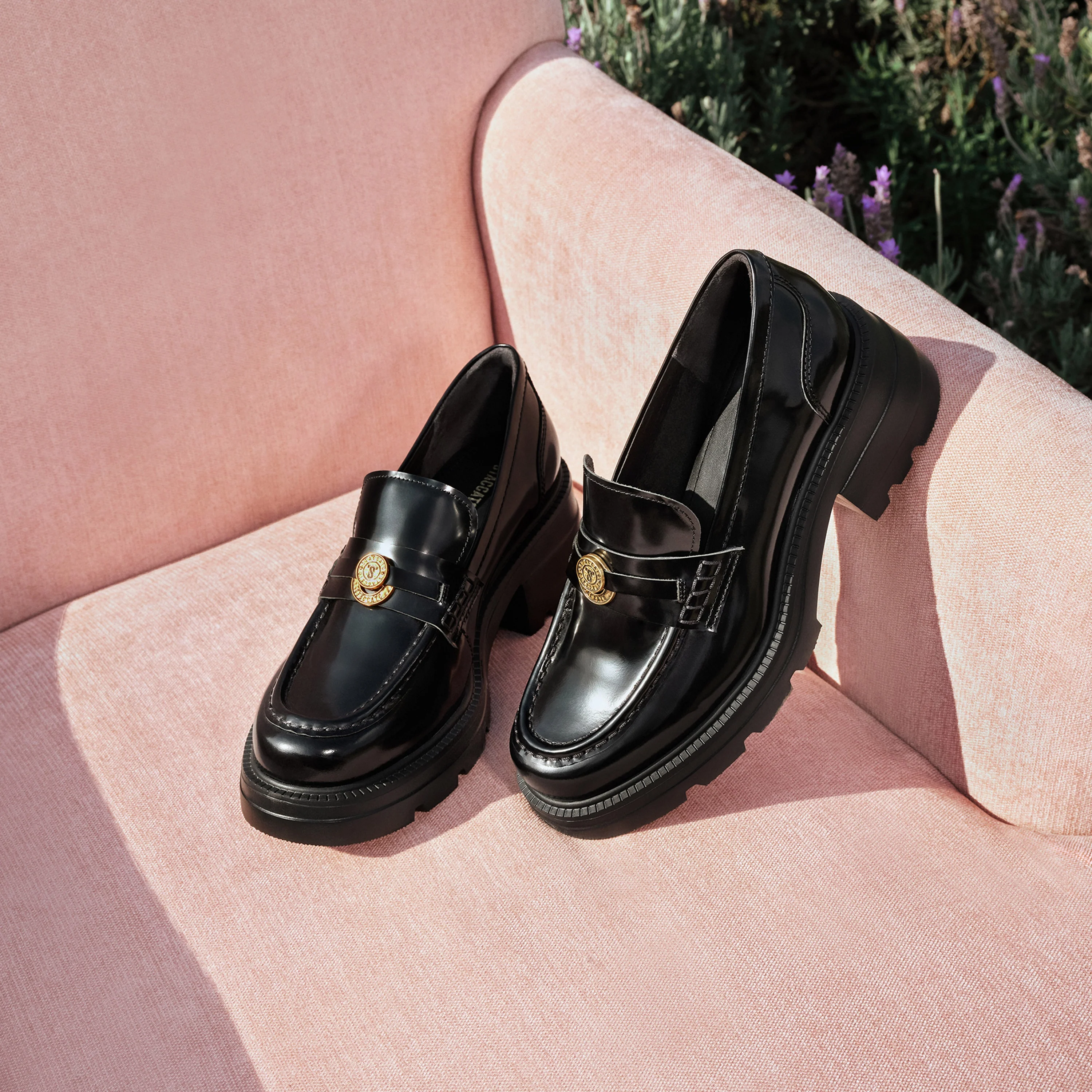 Loafers - Black Leather Slip-On Loafers EEZ05 - Image 6