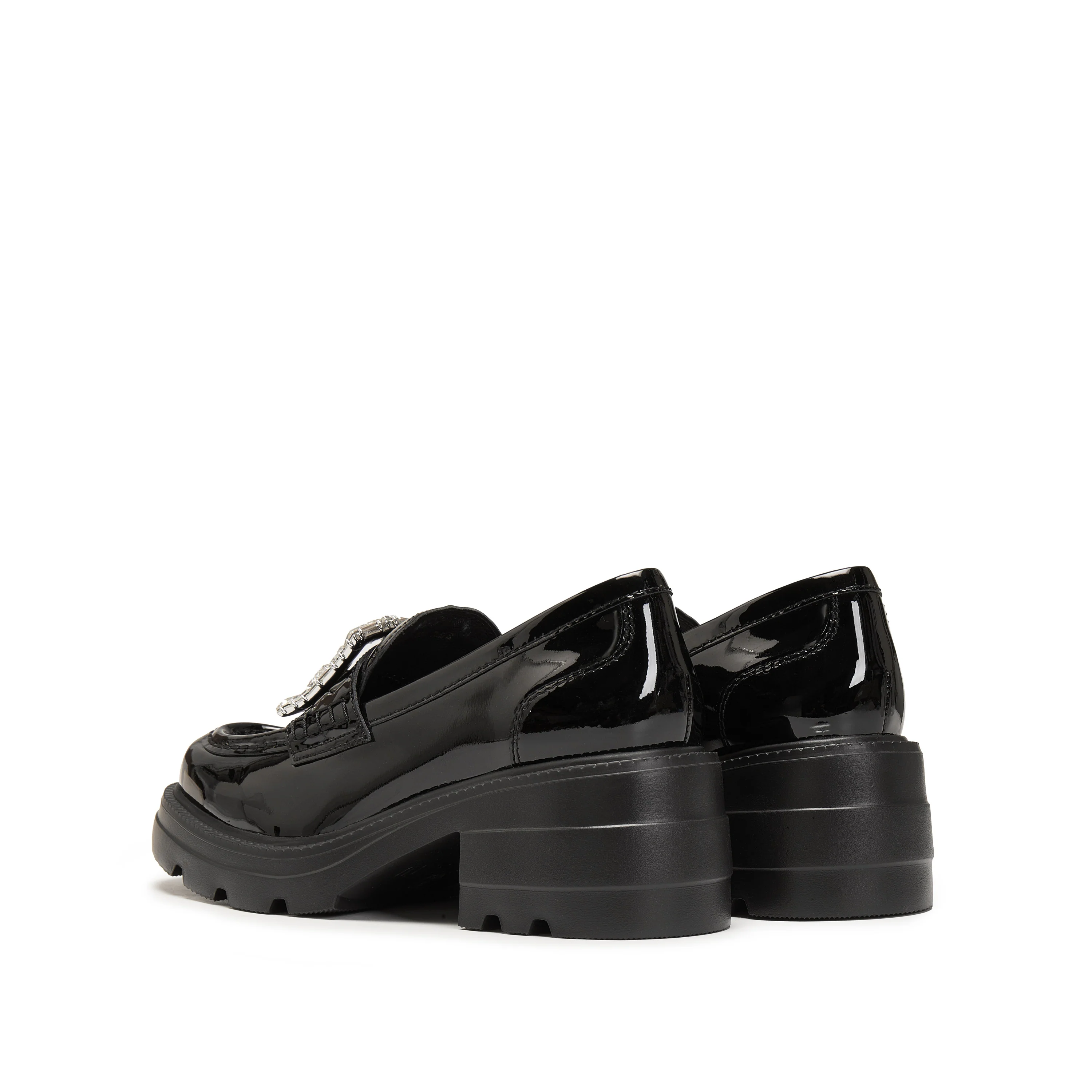 Loafers - Black Leather Slip-On Loafers EEZ07 - Image 10