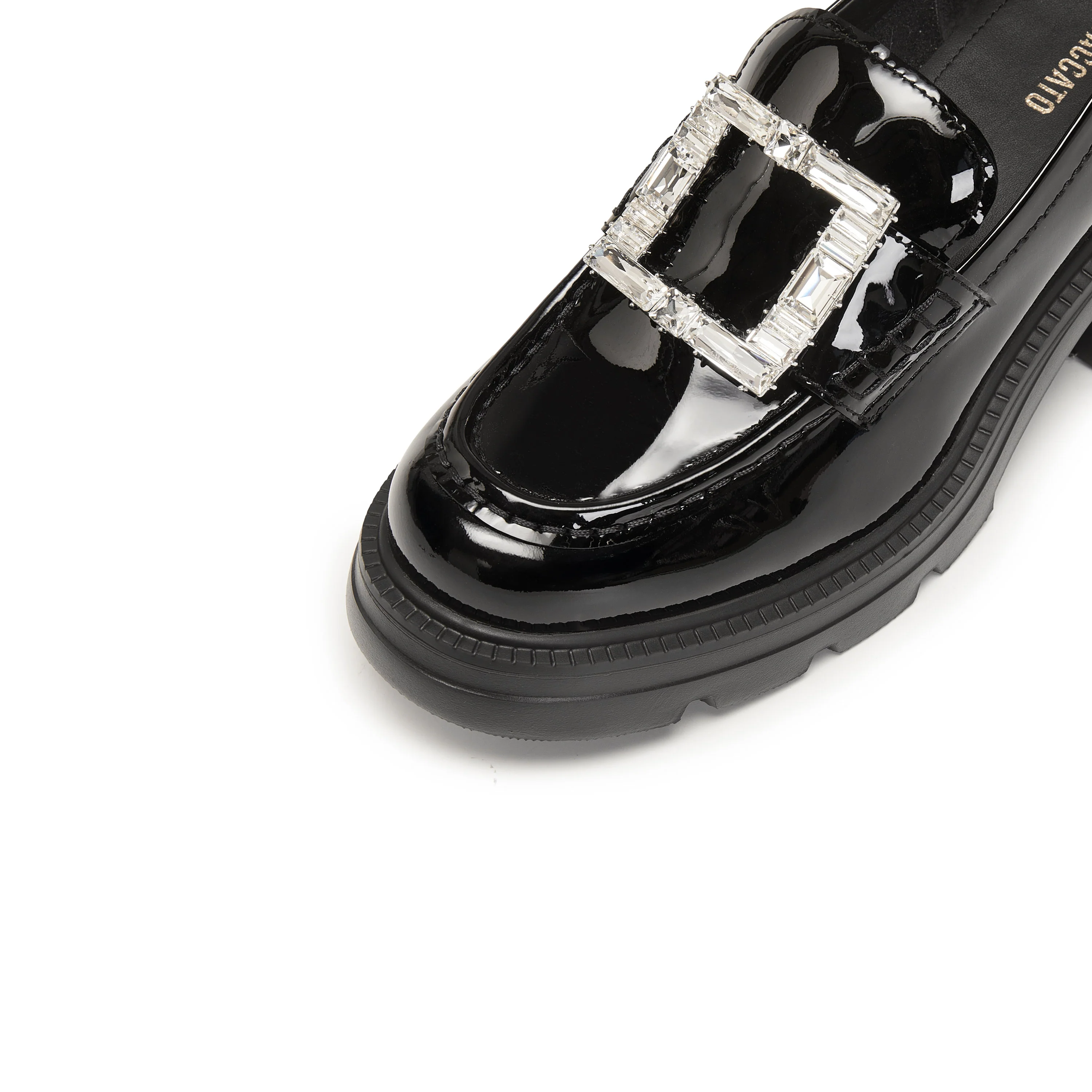 Loafers - Black Leather Slip-On Loafers EEZ07 - Image 11