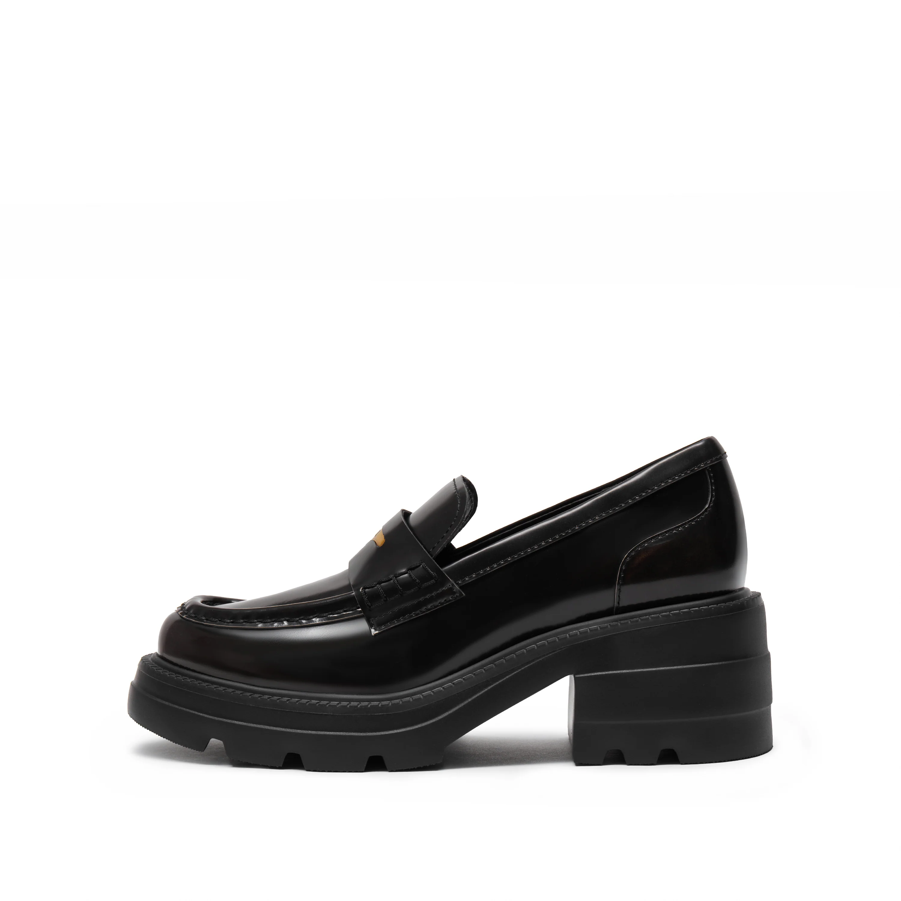 Bolt Chic - Leather Slip-On Loafers EEZ22 - Image 9