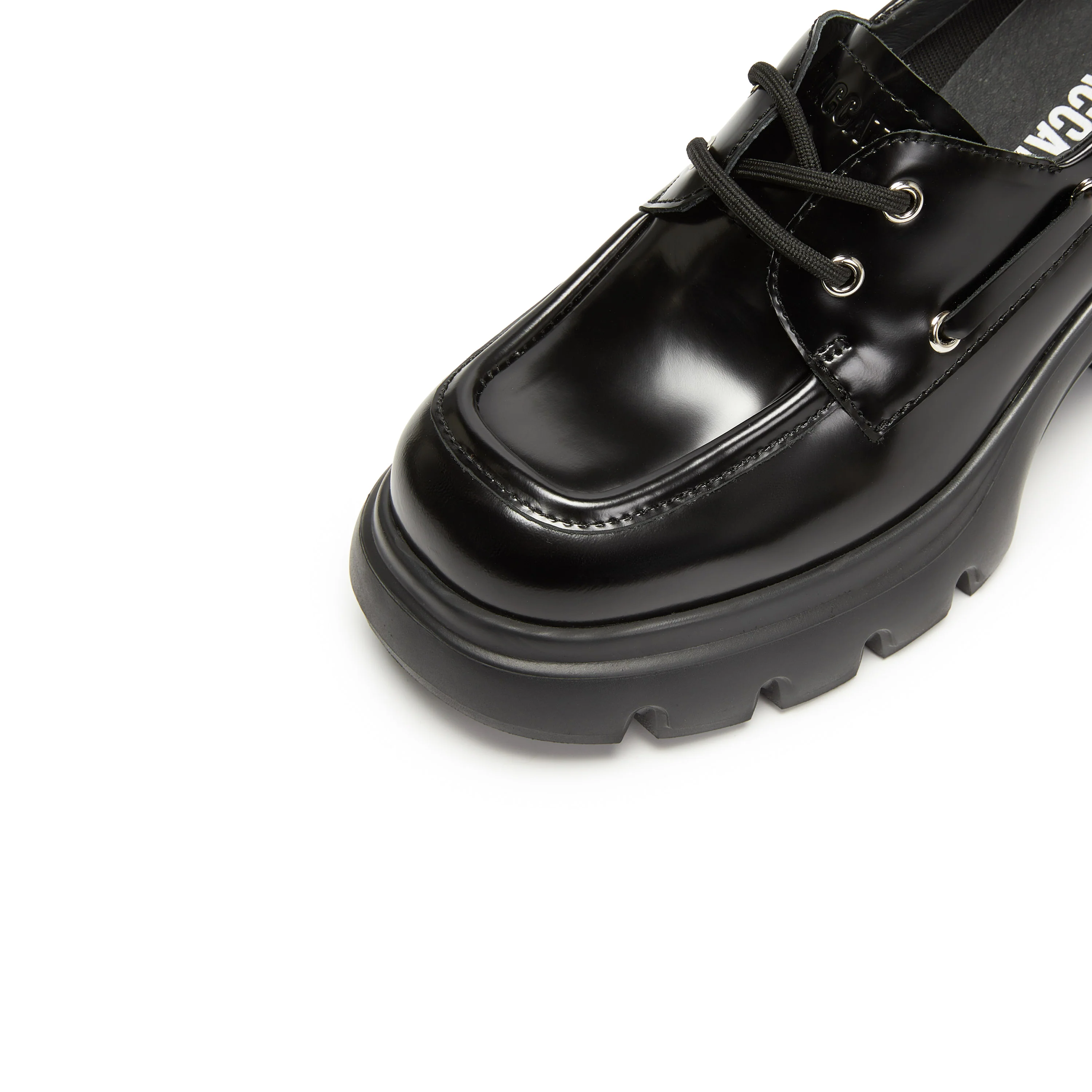 Loafers - Black Leather Slip-On Loafers Y2561 - Image 8