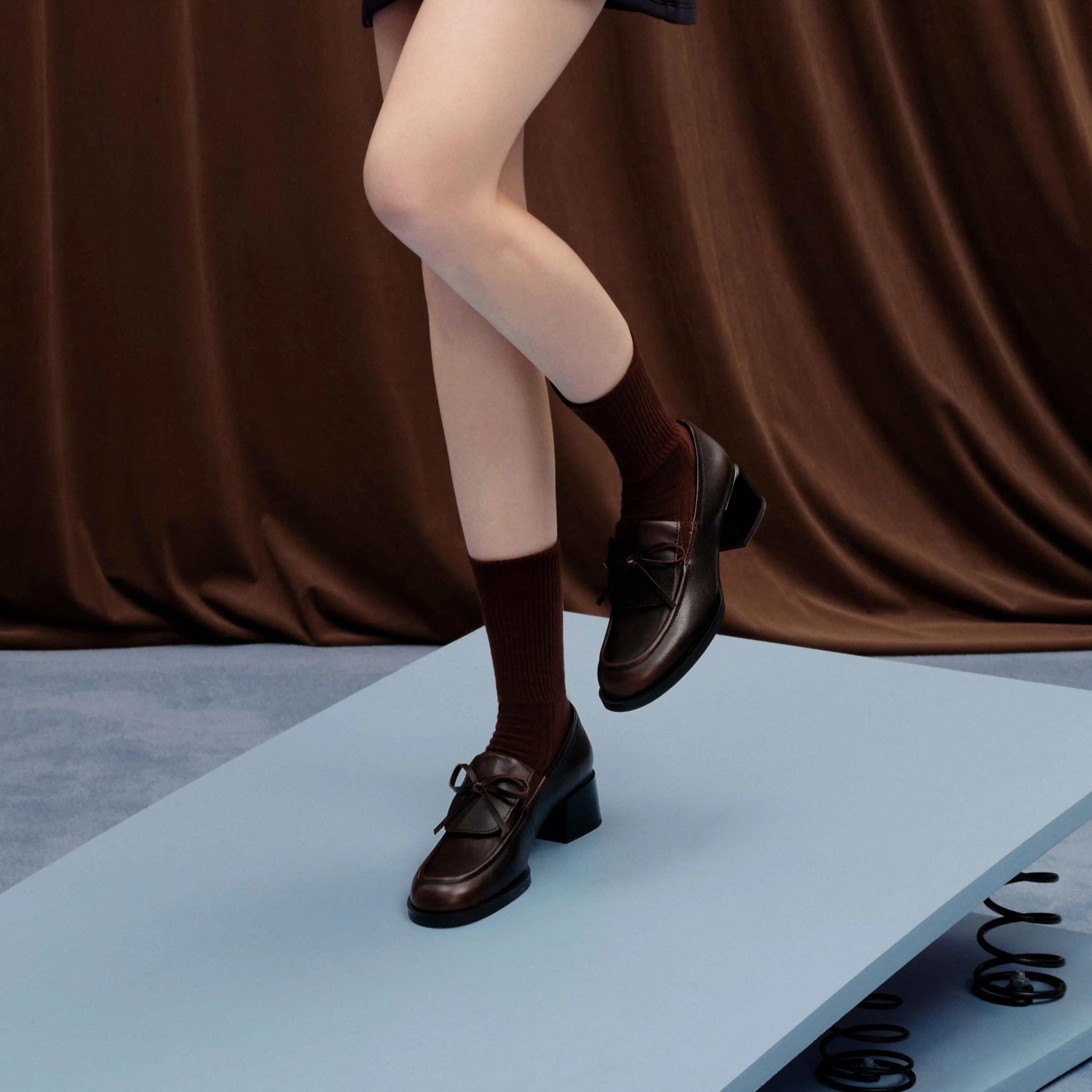 Loafers - JENNY Chunky Heel  Loafers EGY05 - Image 3