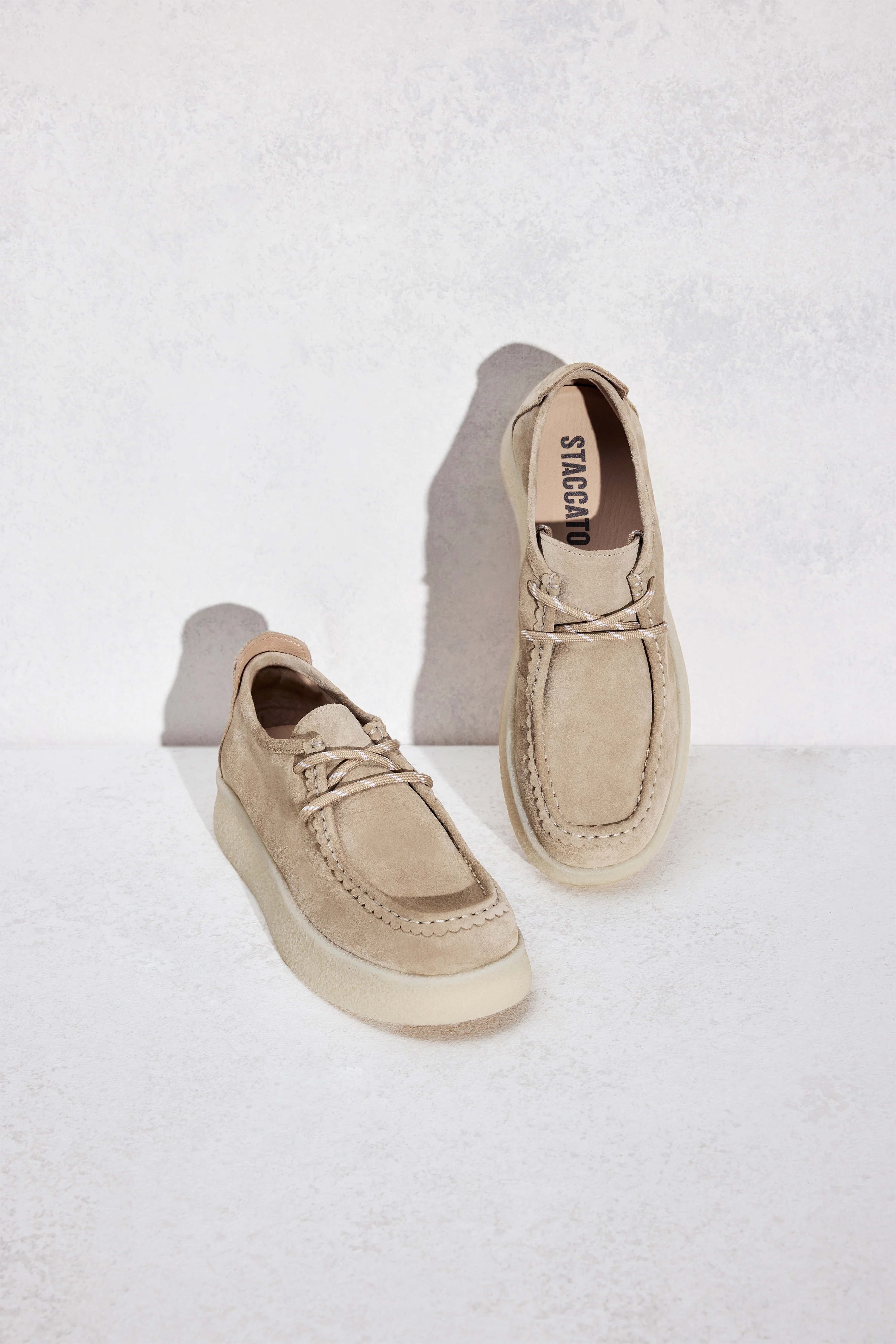 Loafers - Suede Platform Loafer C3376 - Image 6