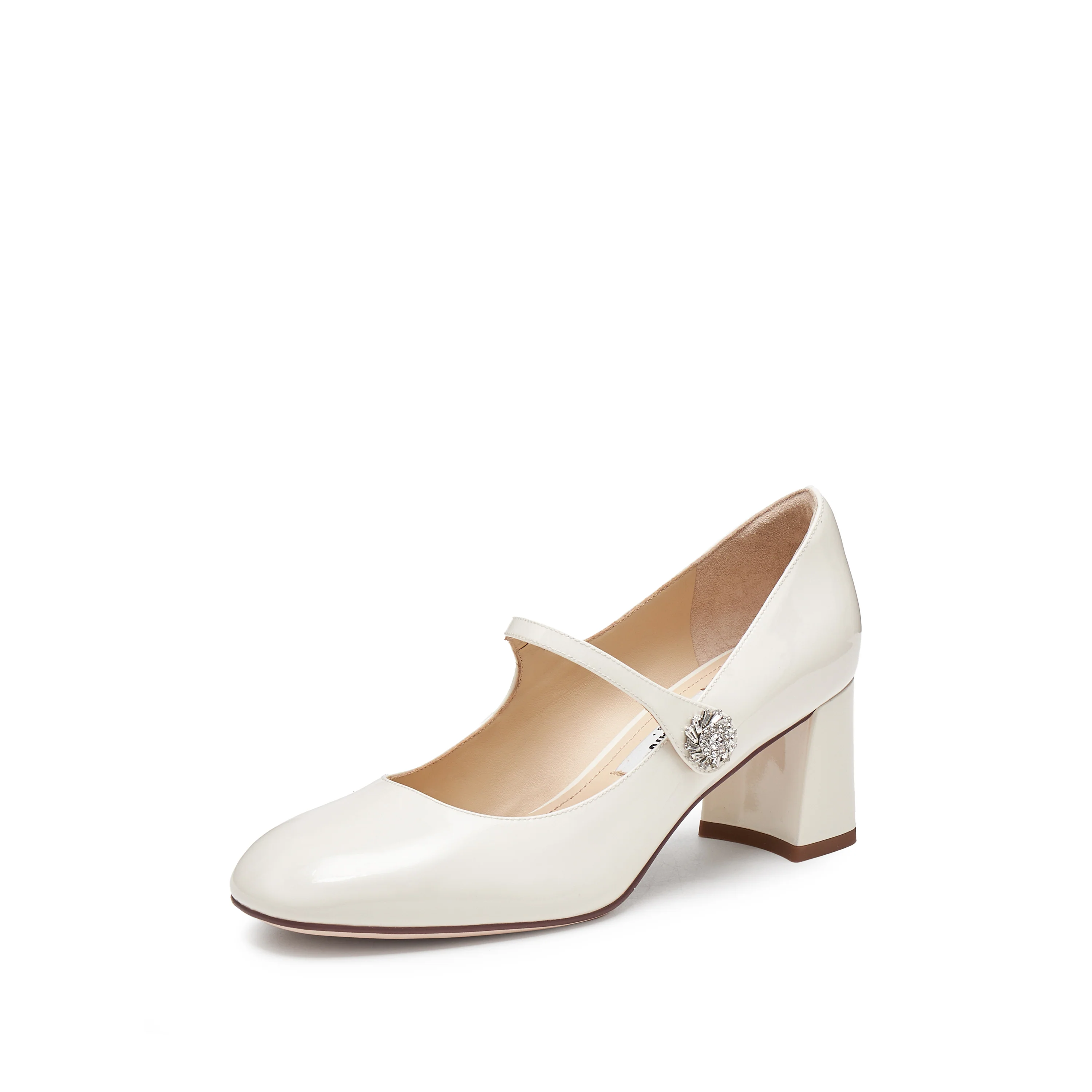 Mary Jane - Fortea Pure - Patent Leather Chunky Block Heel Mary Janes ECQ01 - Image 6