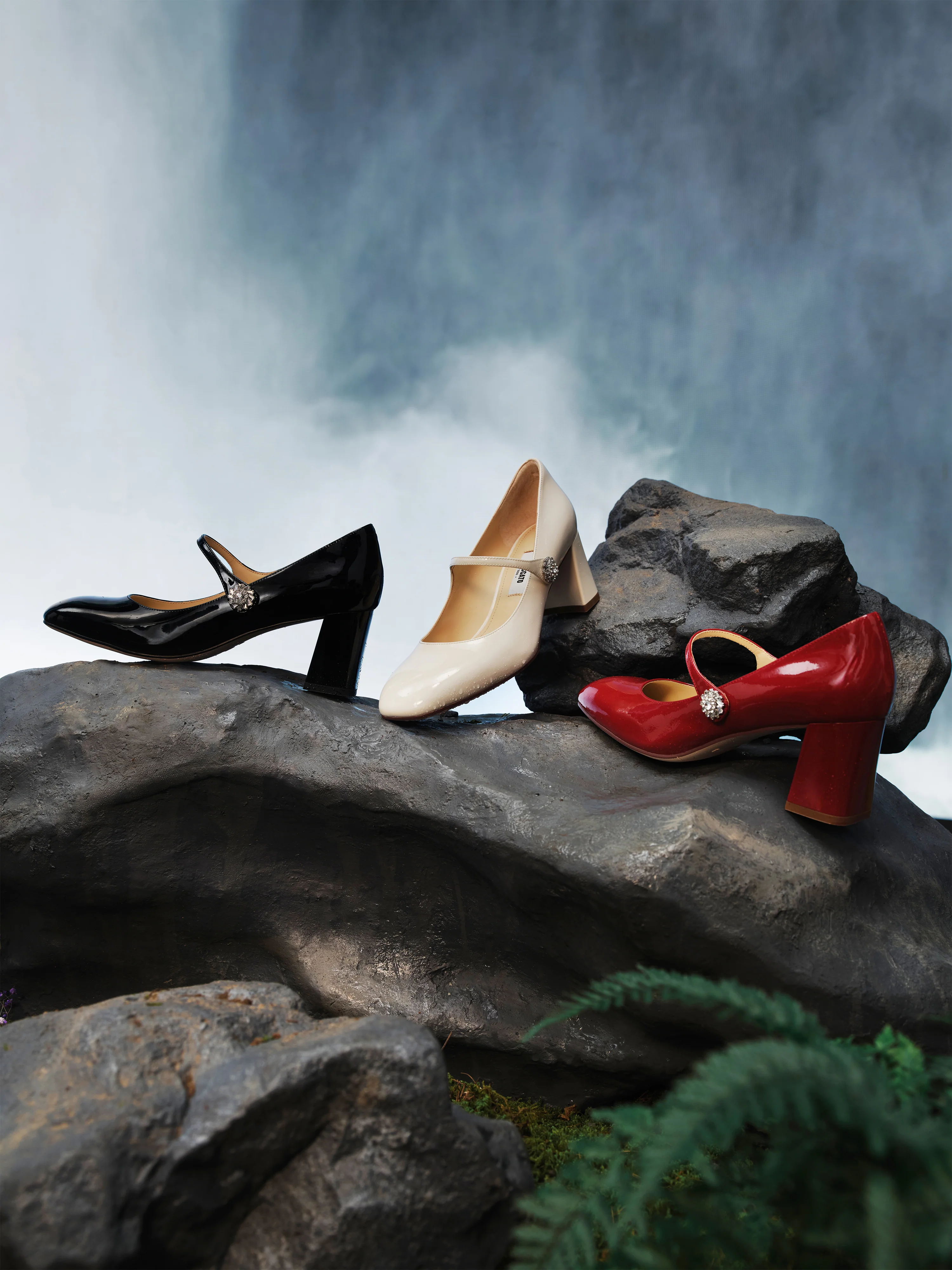 Mary Jane - Fortea Pure - Patent Leather Chunky Block Heel Mary Janes ECQ01 - Image 7