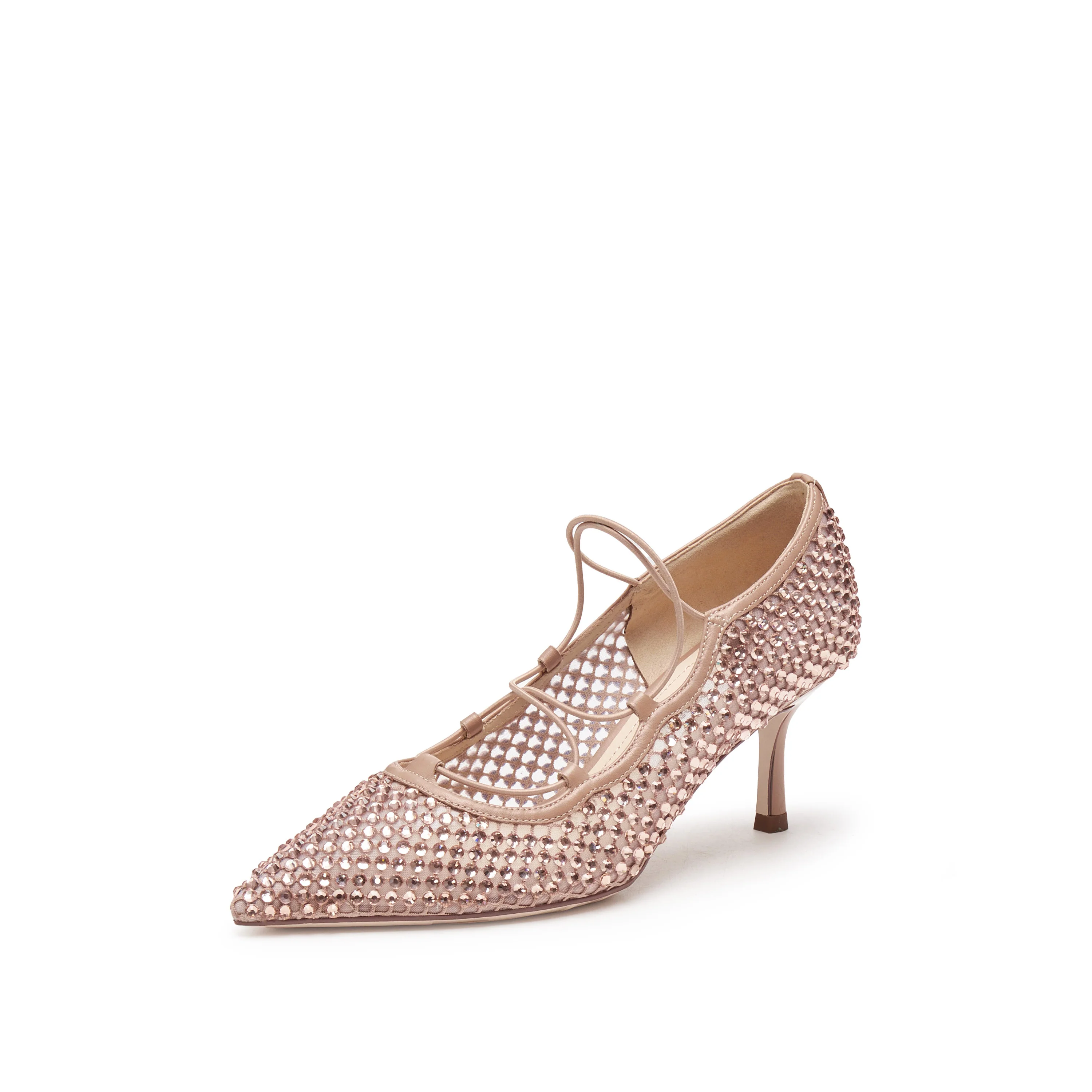 Mary Janes - "Dreamcatcher" Pointed-Toe Stiletto Mary Jane Pumps EC130 - Image 7