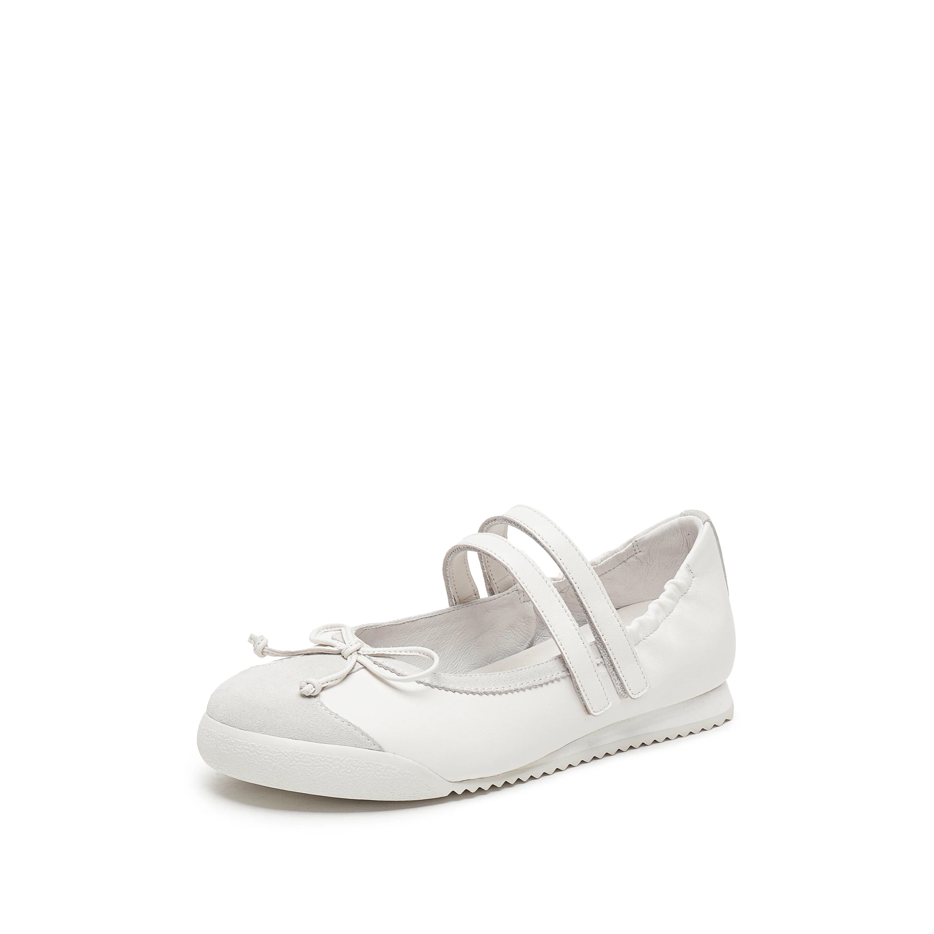 Mary Janes - "Sweet Bow" Lambskin Adjustable Flats EPN15 - Image 5