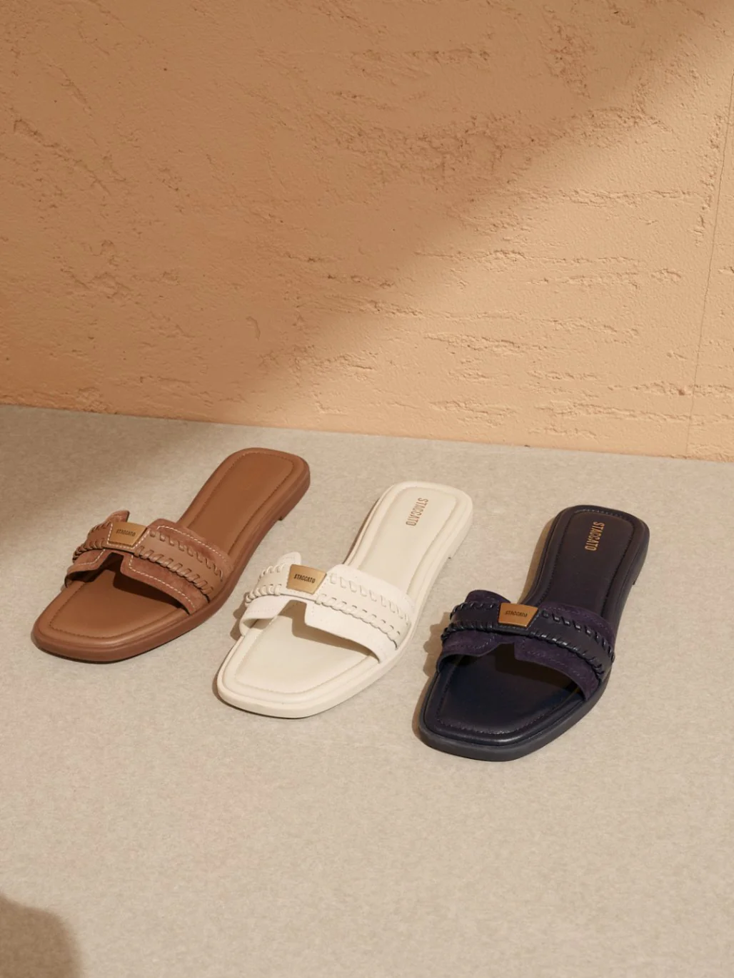 Sandals - Tropic Lush Square Open Toe Braided Slide Sandals EEQ06 - Image 6