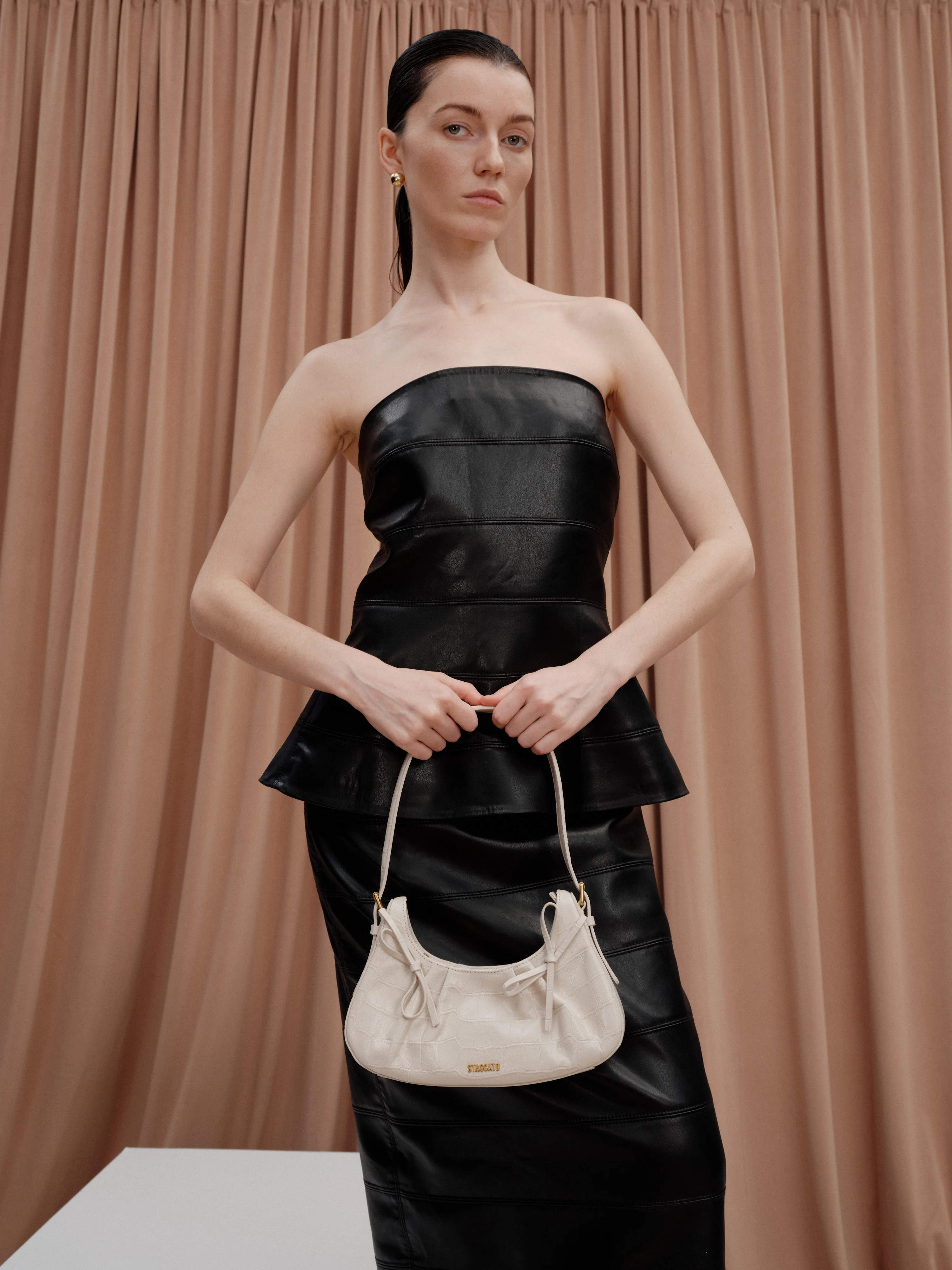 Shoulder Bag - Underarm Crescent Moon Bag X8255 - Image 3