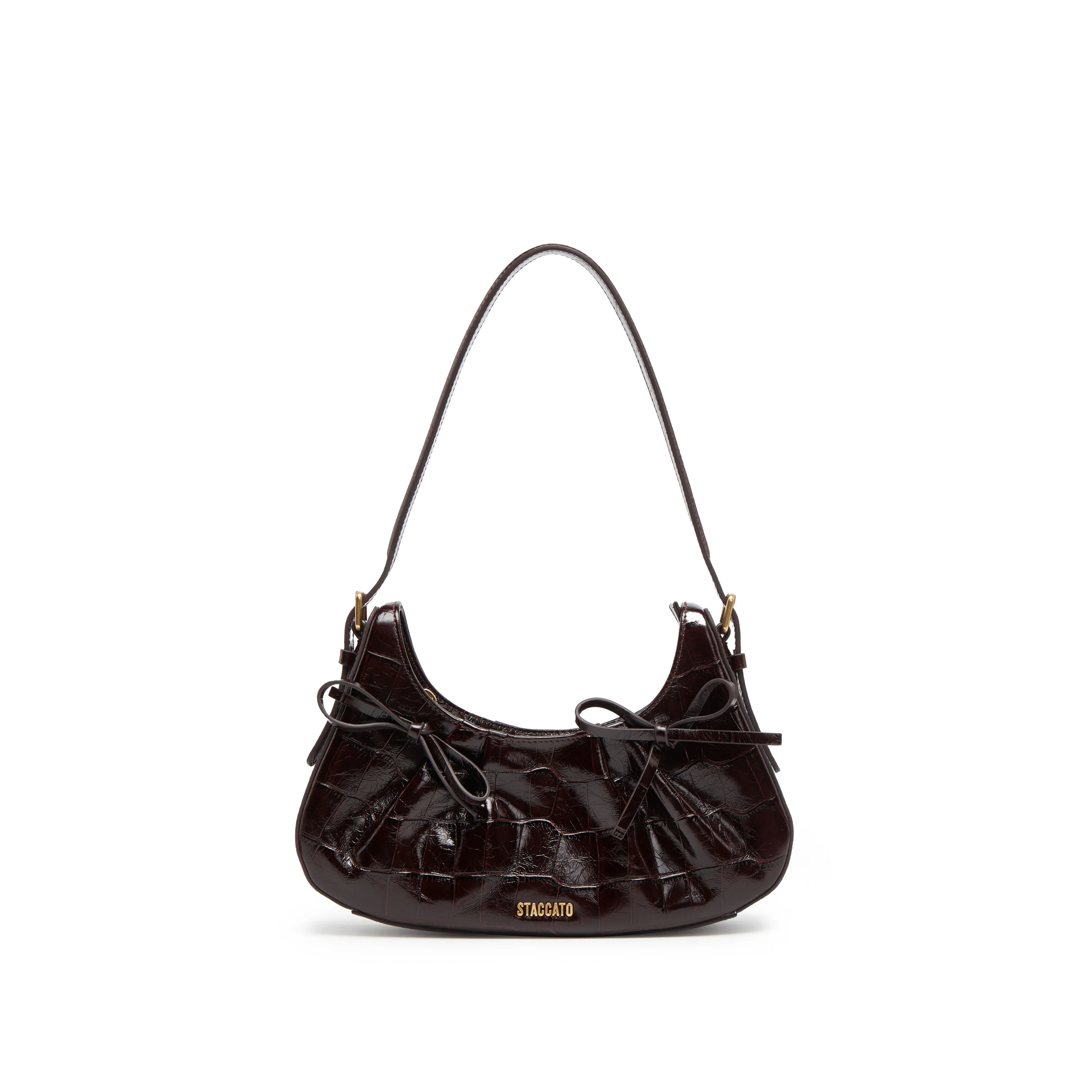 Shoulder Bag - Underarm Crescent Moon Bag X8255 - Image 9