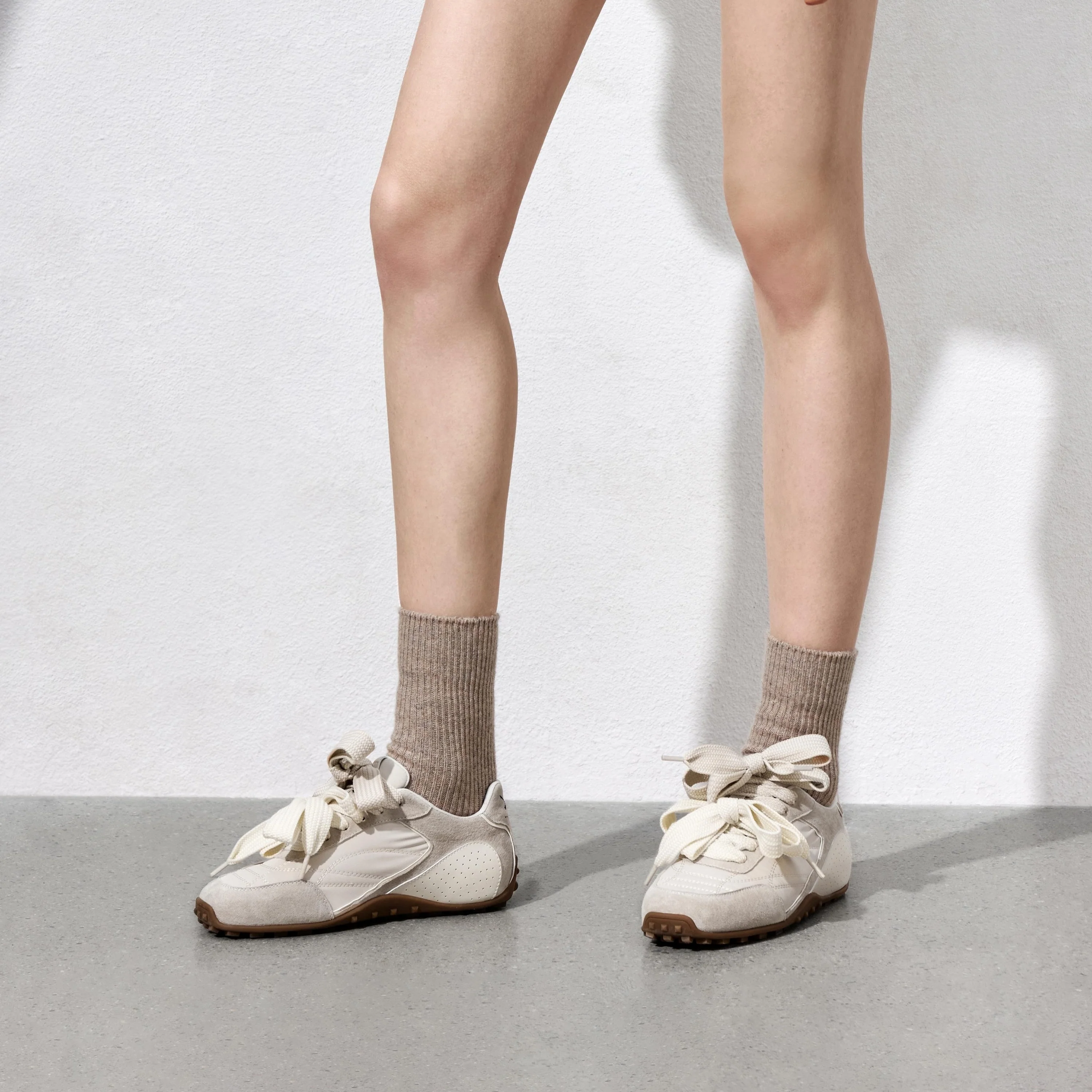 Sneakers - Butterfly Crisp Ballet Style Casual Sneakers S1211 - Image 2