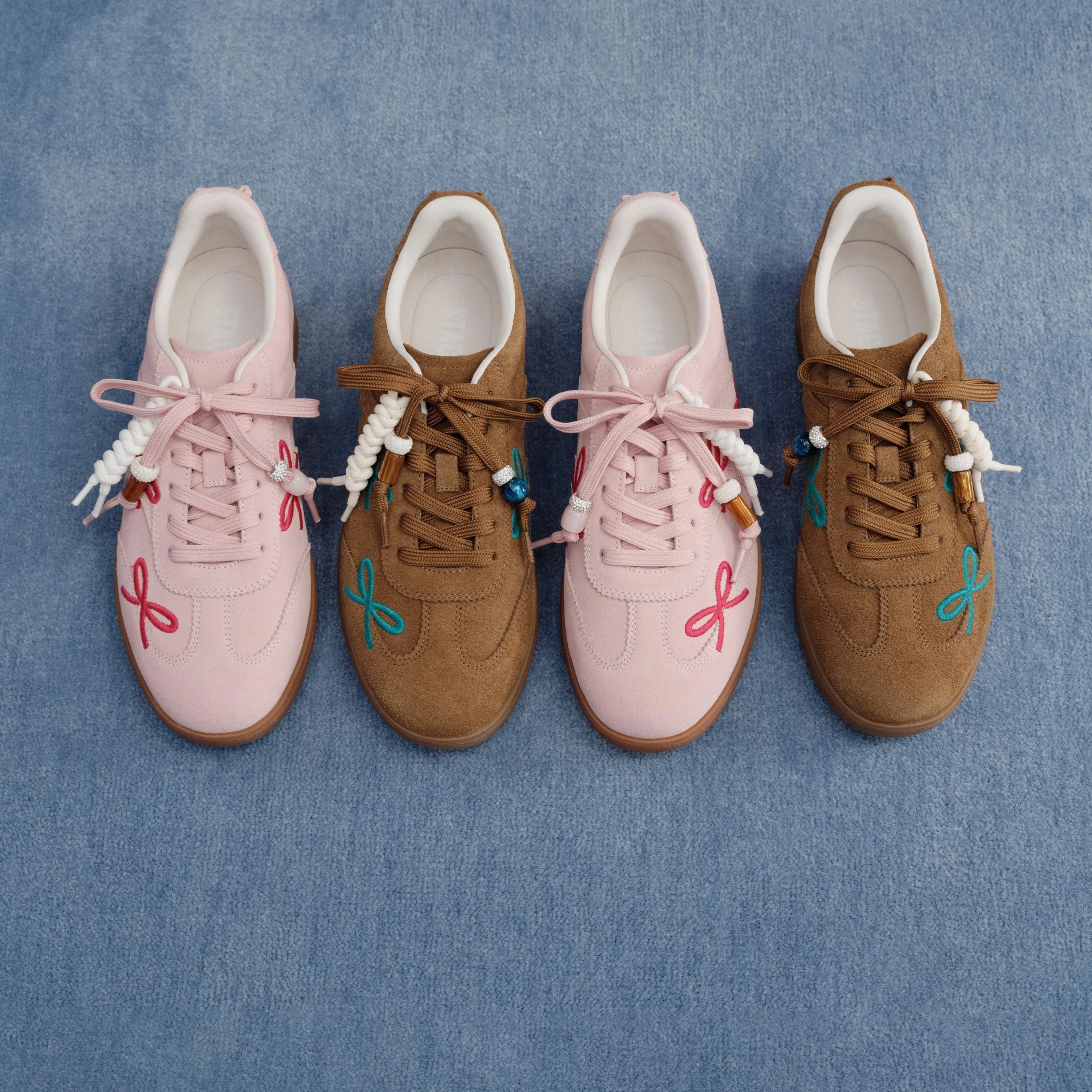 Sneakers-Butterfly Retro Flats German Trainers EE933 - Image 5
