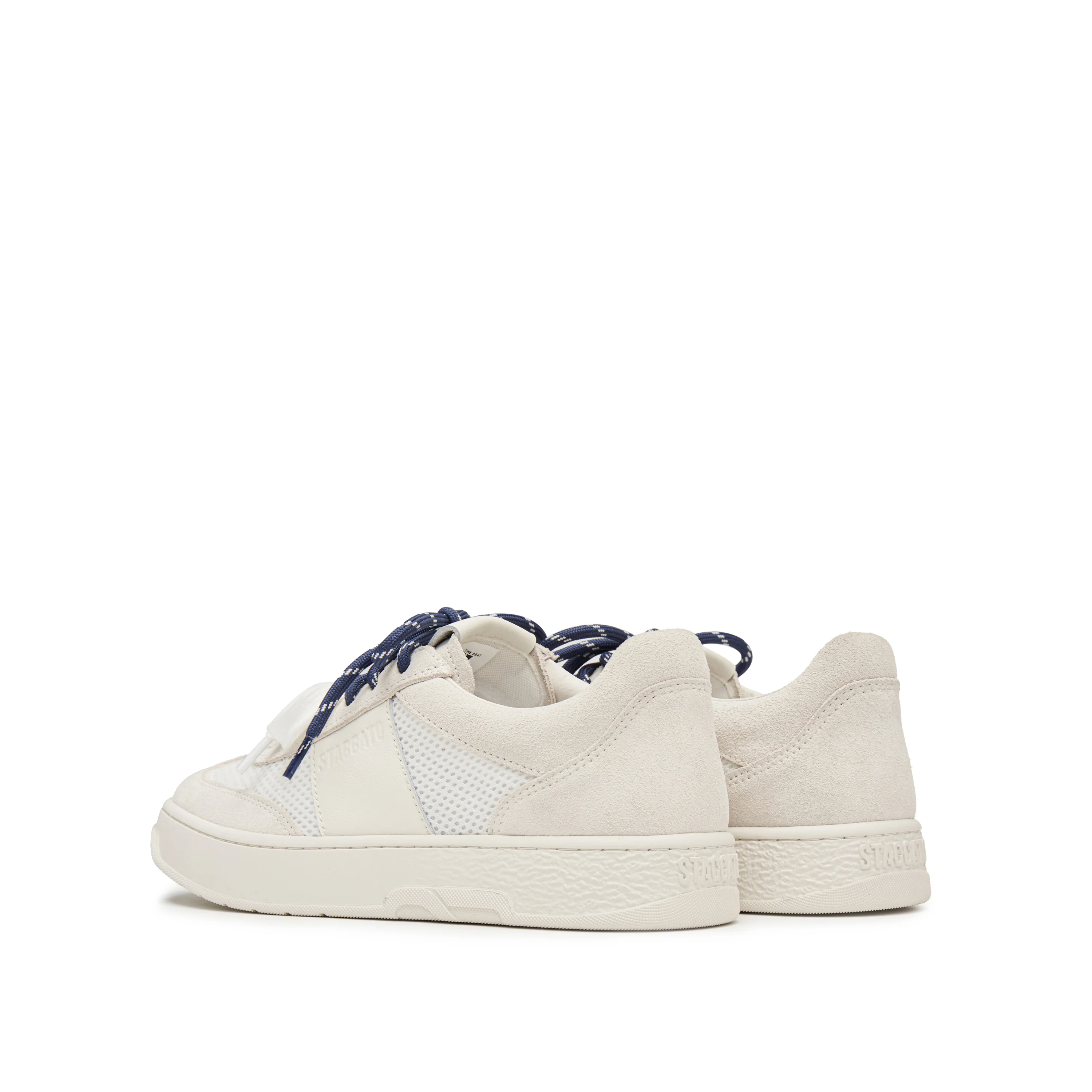 Sneakers - Colorblocked Panelled Chunky Sole Sneaker with Contrast Laces Y2408 - Image 3