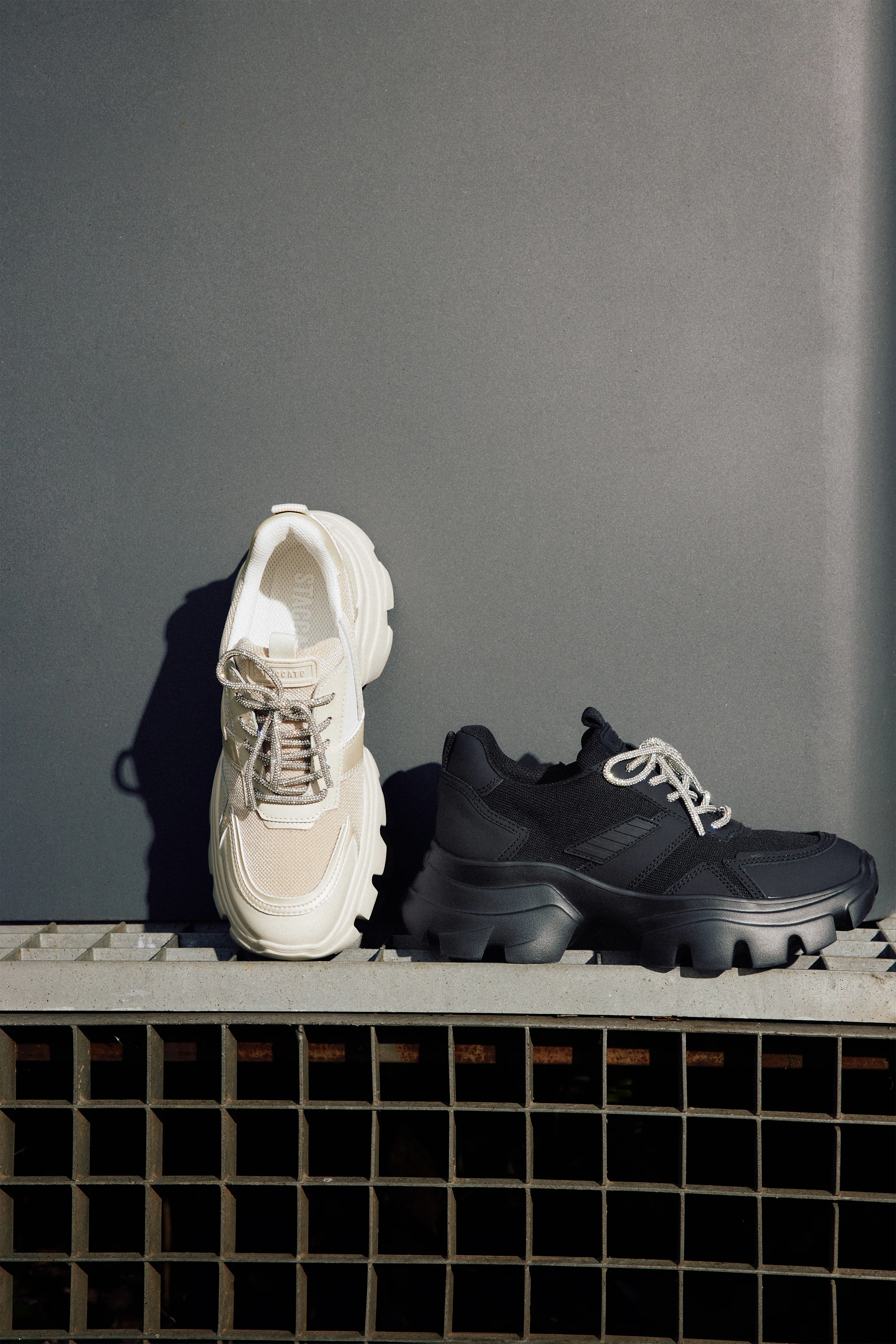 Sneakers - Flashing Laces Thick-soled Sports Sneakers ECE76 - Image 7
