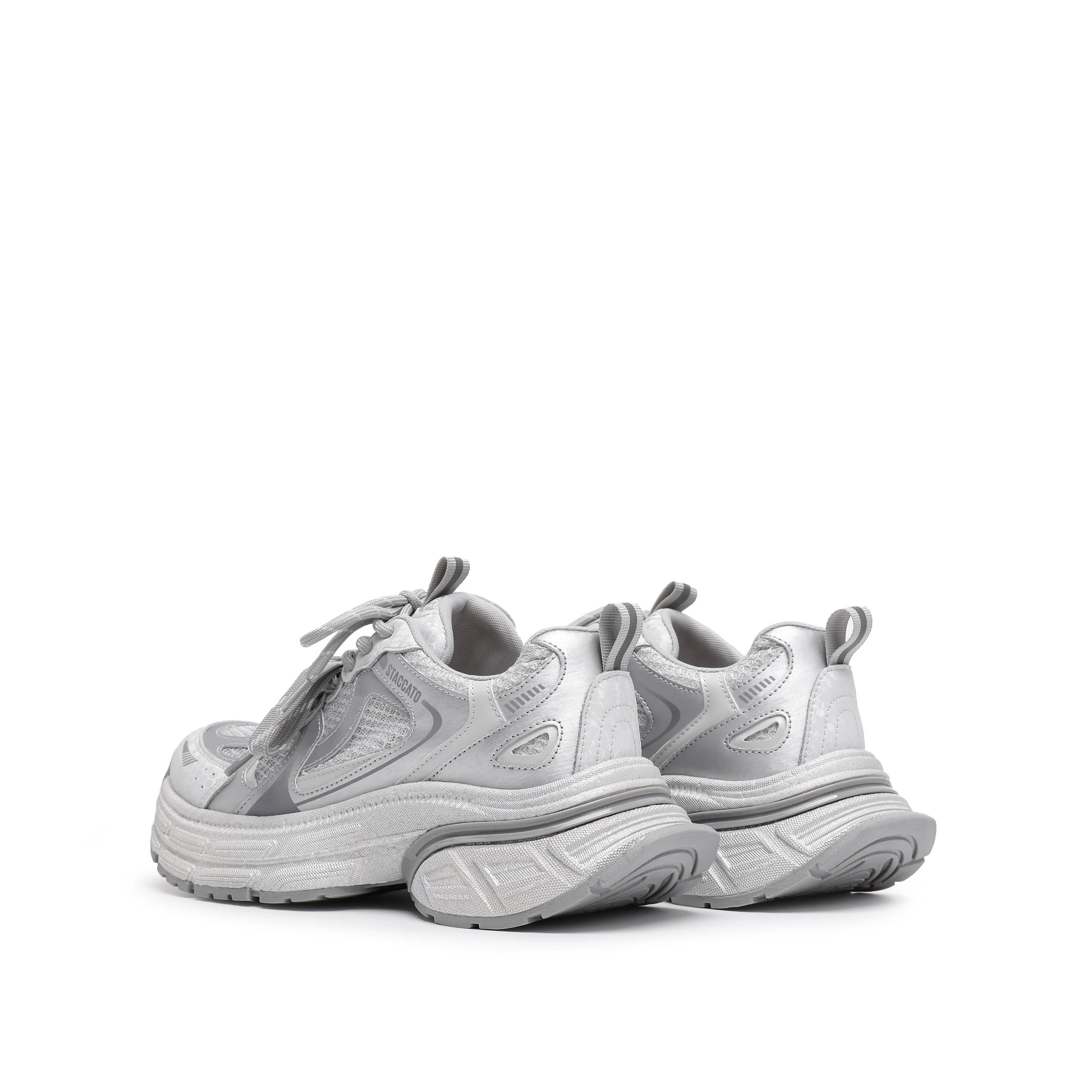 Sneakers - Mesh Thick-Sole Casual Sneakers J6082 - Image 11