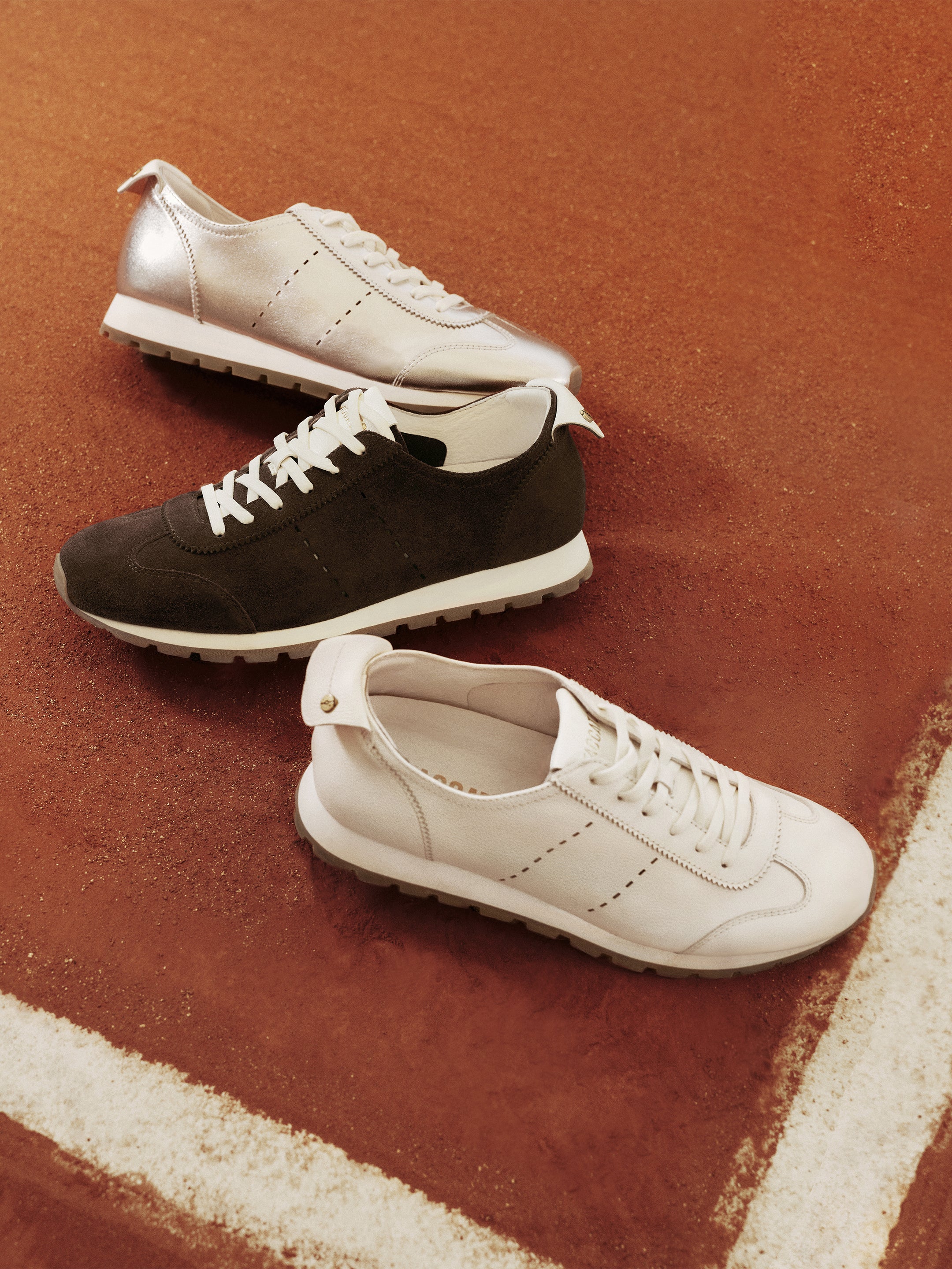 Sneakers - Perforated Sides on German Trainers EZA01 - Image 4