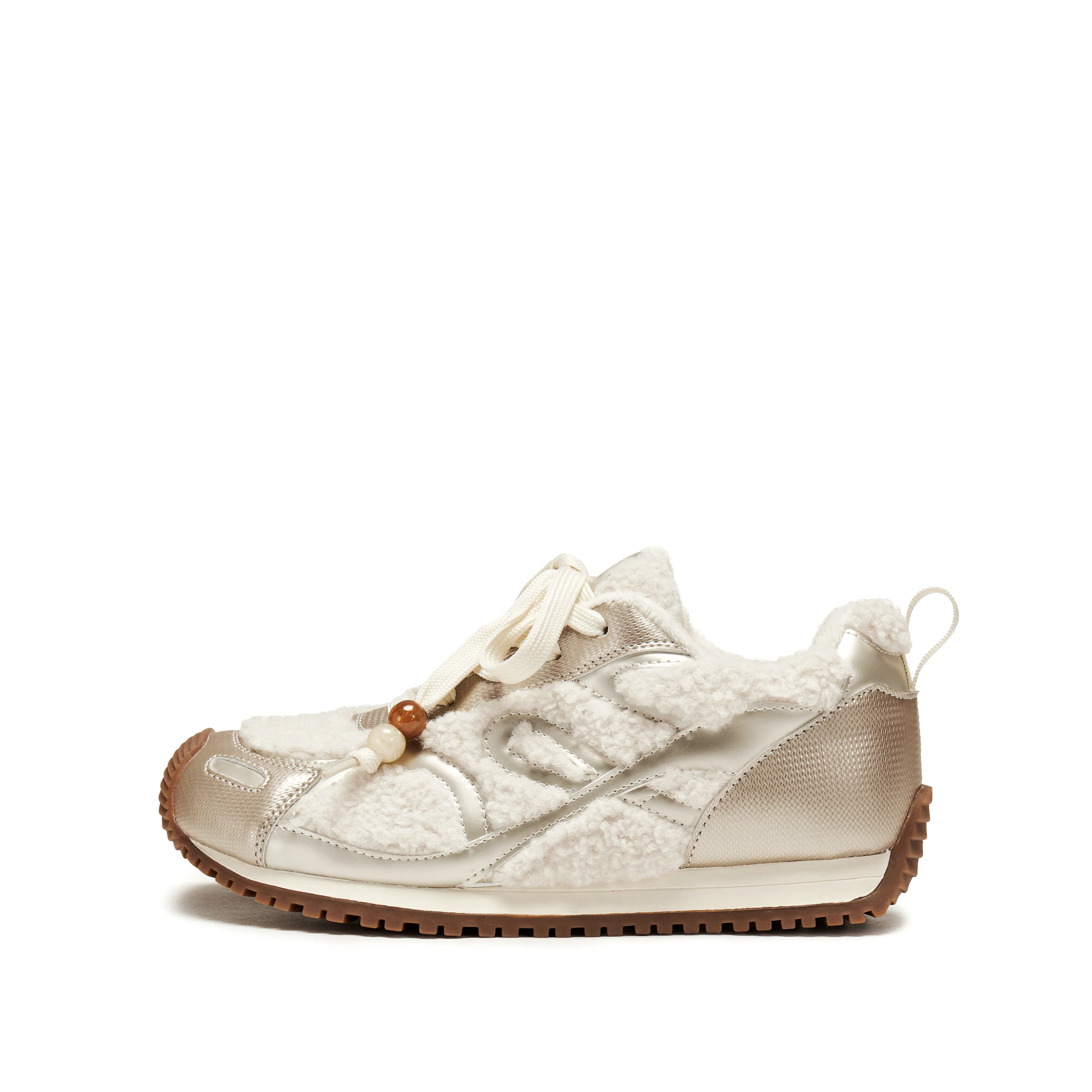 Sneakers - Retro Furry Warm Casual Flat Shoes J2570 - Image 6