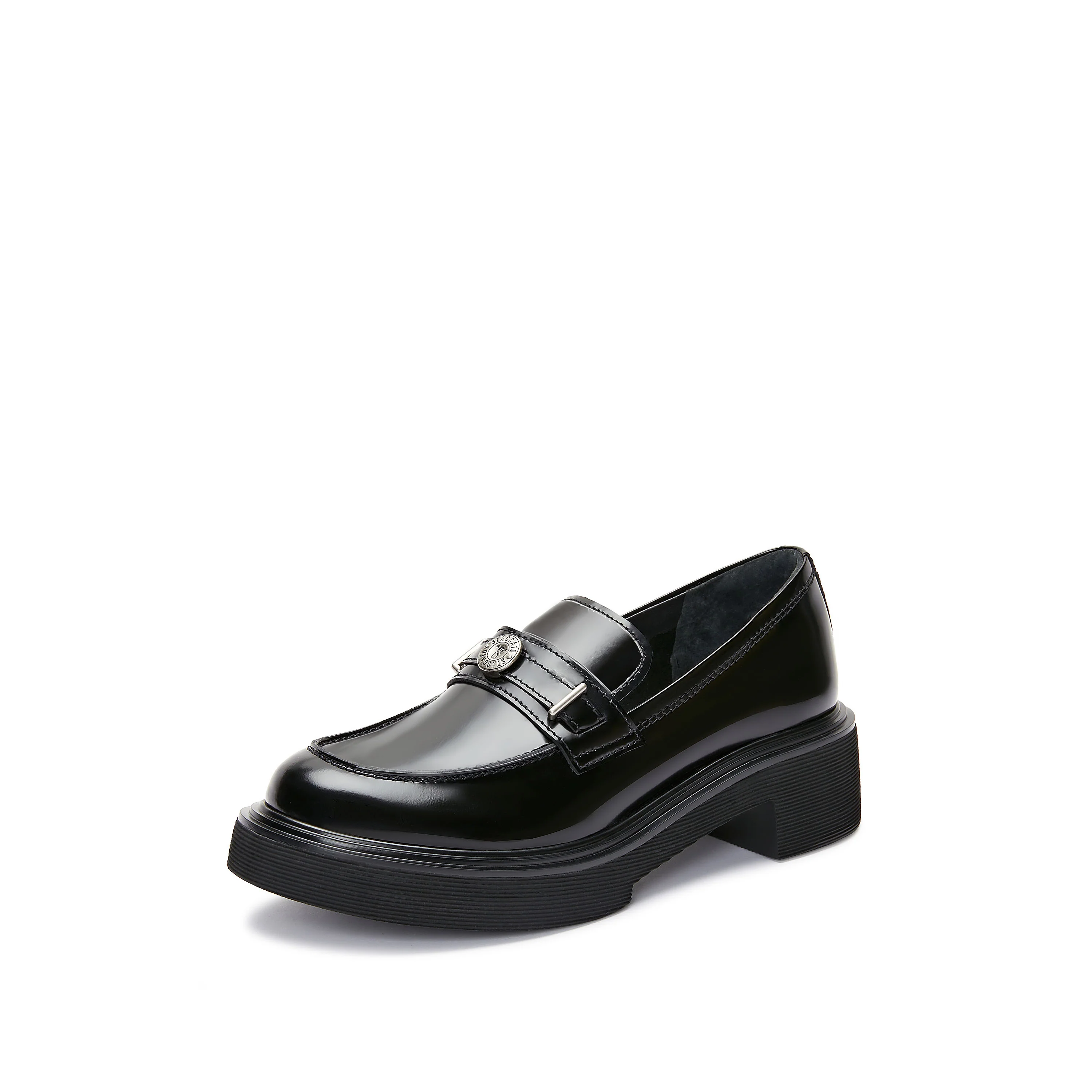 Loafers - Platform Slip-On Leather EGB13AA5 - Image 2