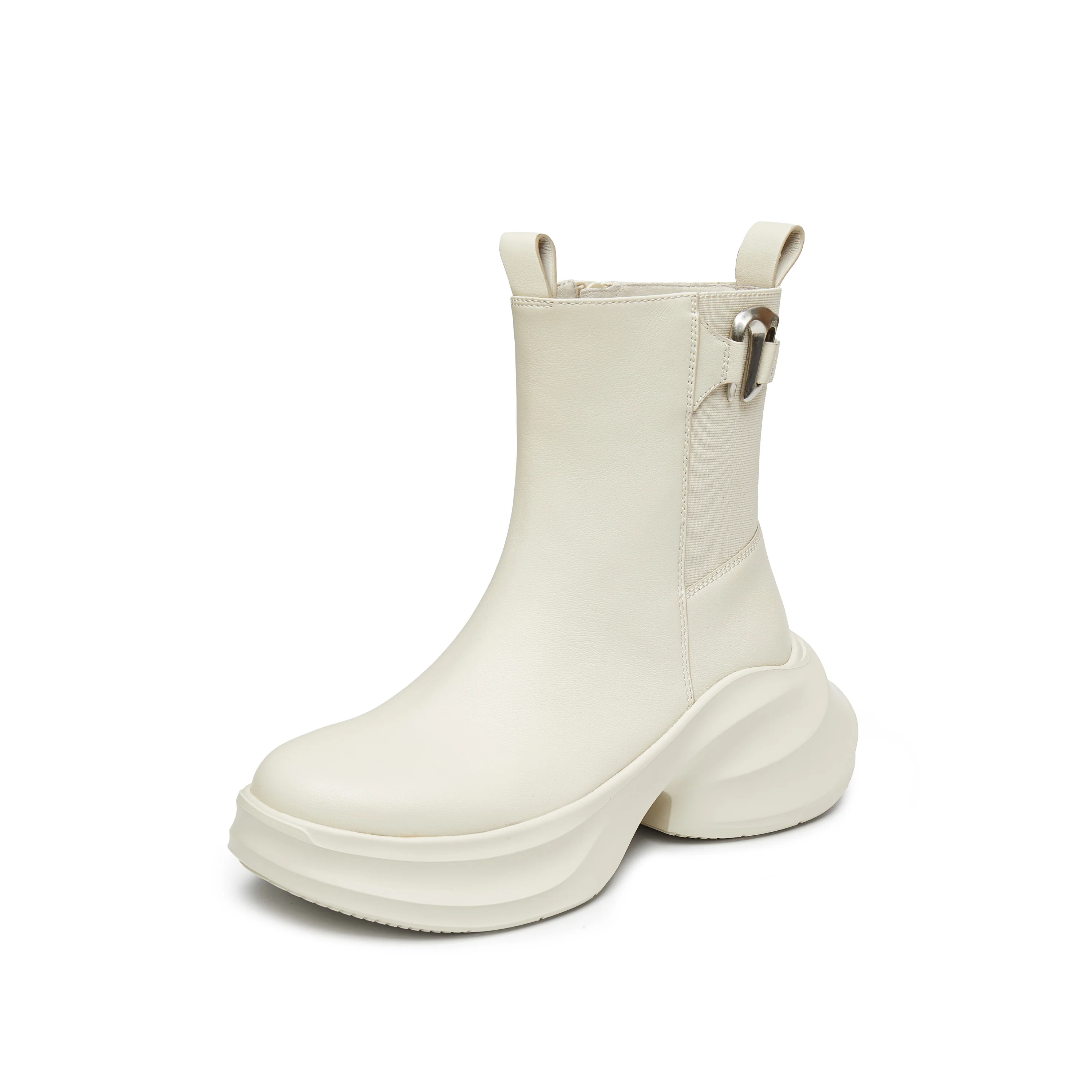 Staccato x Heliot Emil - Emil Platform Leather Charles Boots EAI04 - Image 3